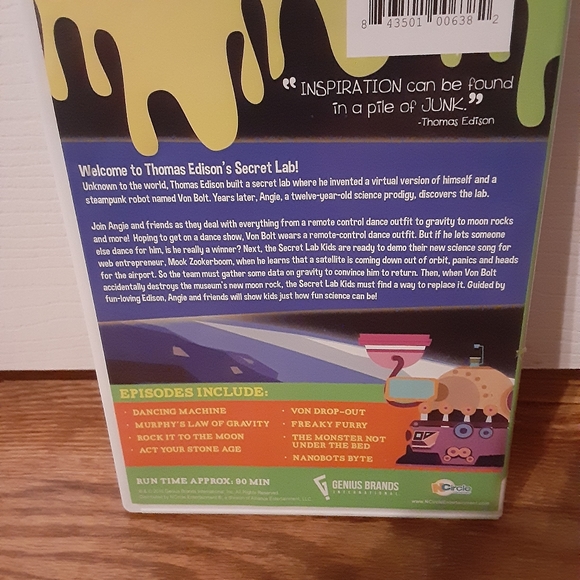 Thomas Edison Secret Lab fun DVD promotes learning about science - Picture 3 of 5